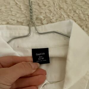 GAP Kids White Button Down Shirt